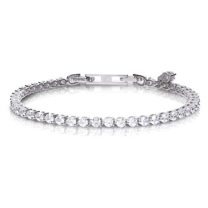 Diamondfire Pulsera tenis 925/- plata con circonitas