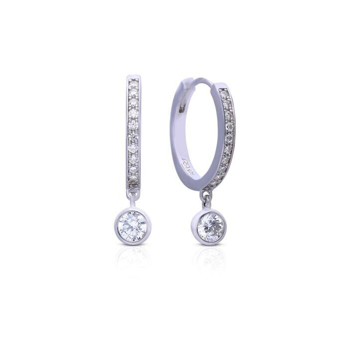 Diamondfire Pendientes  925/- con circonita Diamonfire