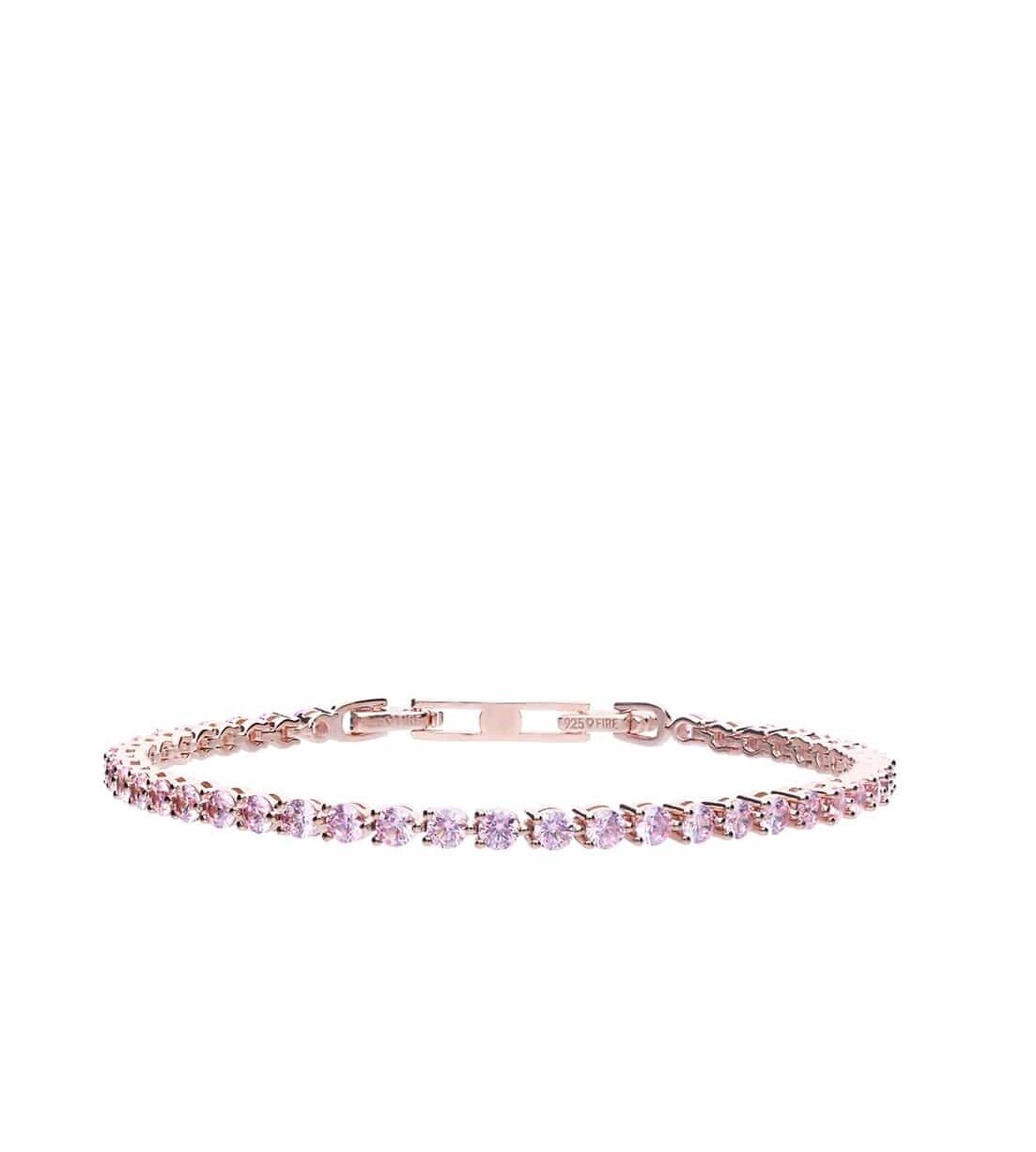 Diamondfire Pulsera tenis 925/- plata con circonitas