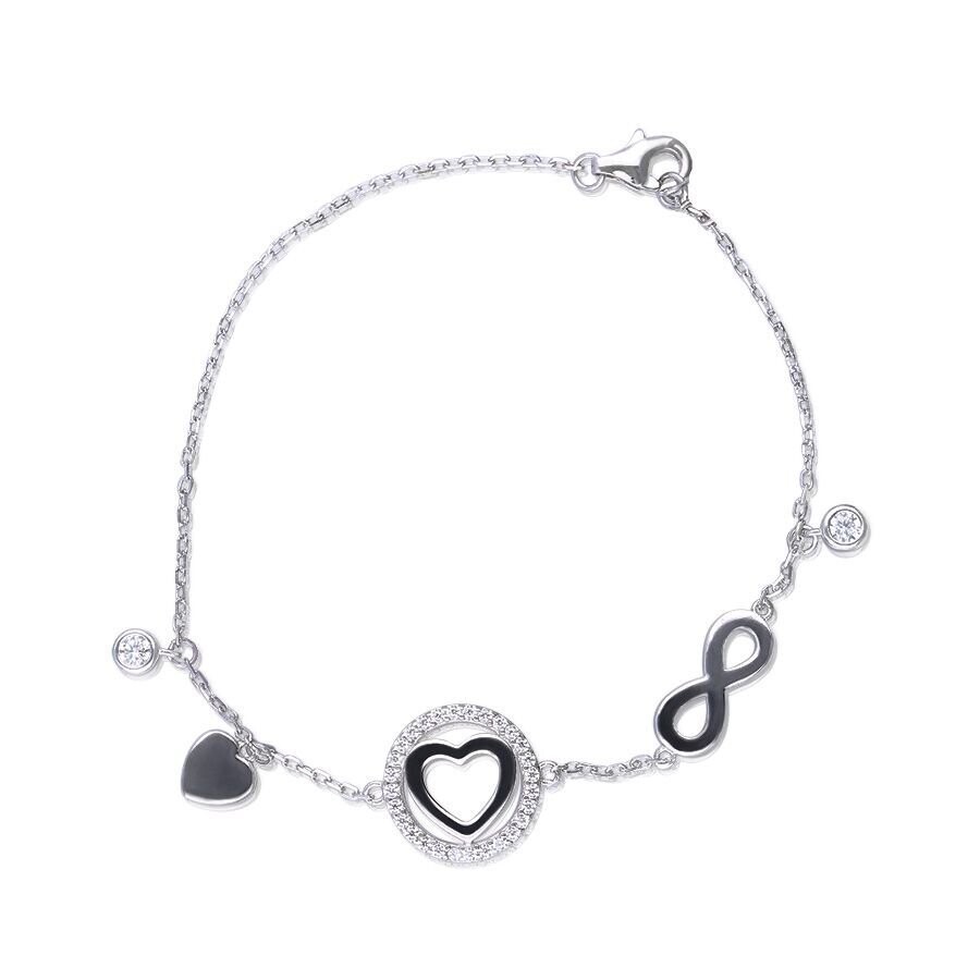 Diamondfire Pulsera de plata 925 con circonitas