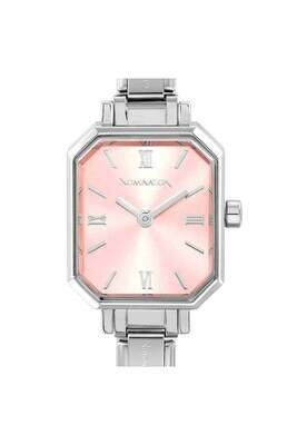 Reloj  Nomination en acero hipoalergénico con esfera rosa sunray