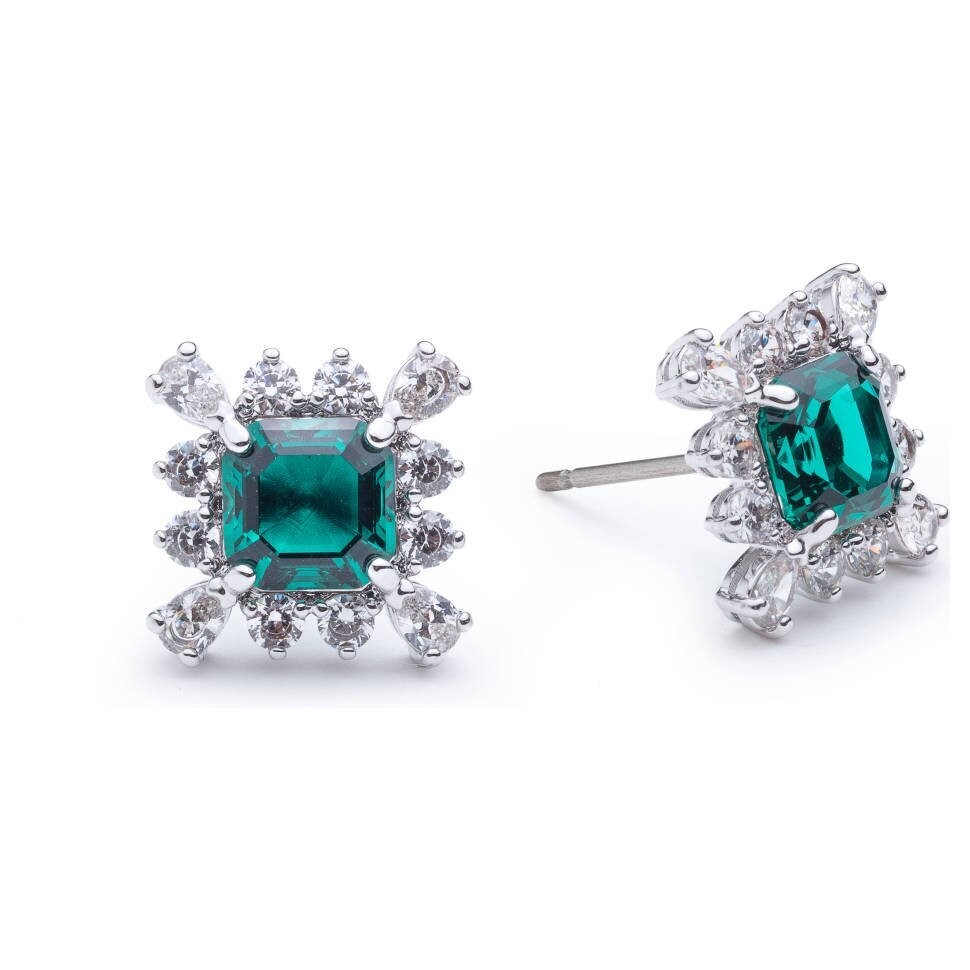 Pendientes swarovski  de botón Palace Swarovski verde