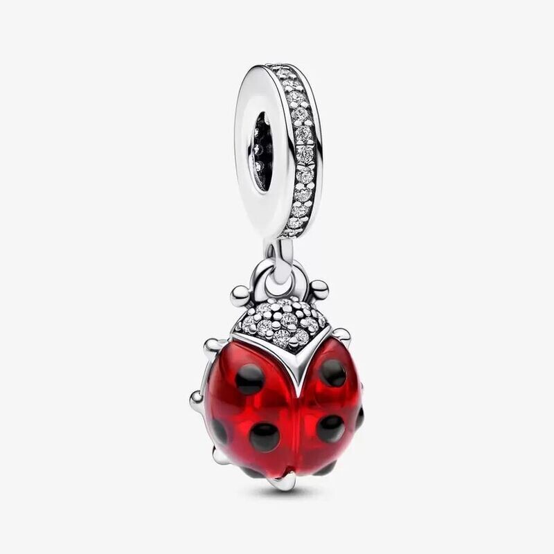 Charm  Pandora Colgante Mariquita Roja