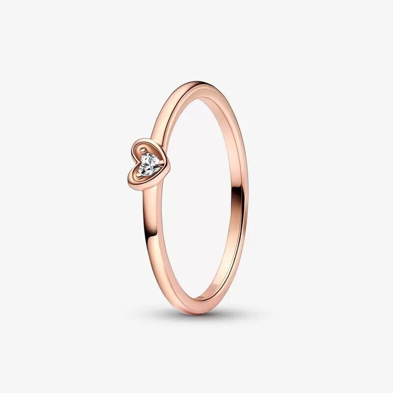 Anillo Pandora  Corazón Radiante