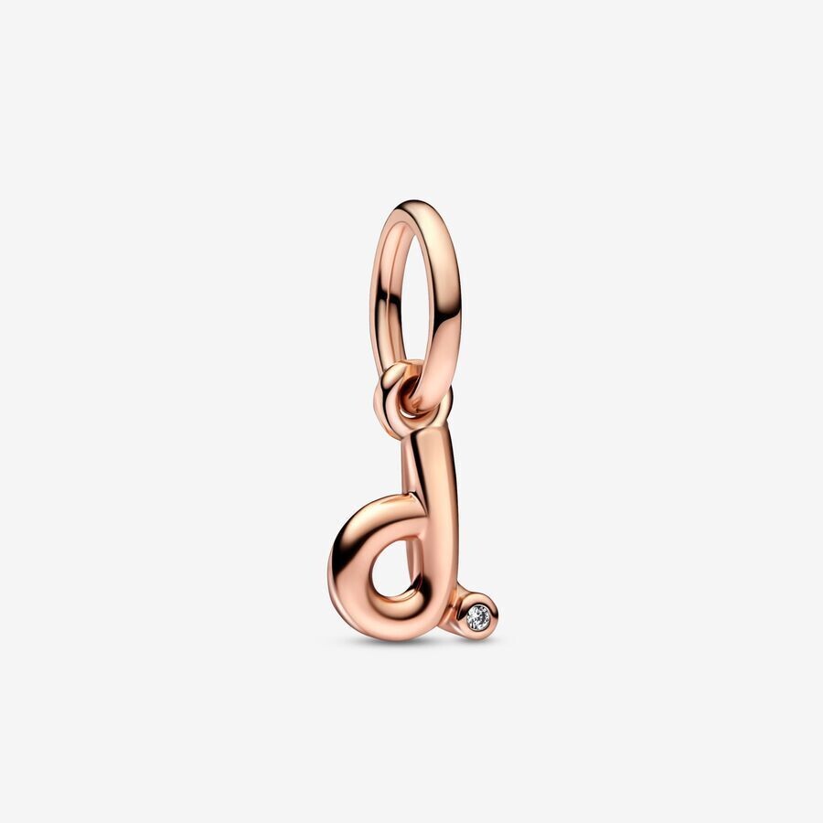 Charm Pandora Colgante Letra Minúscula d del Alfabeto