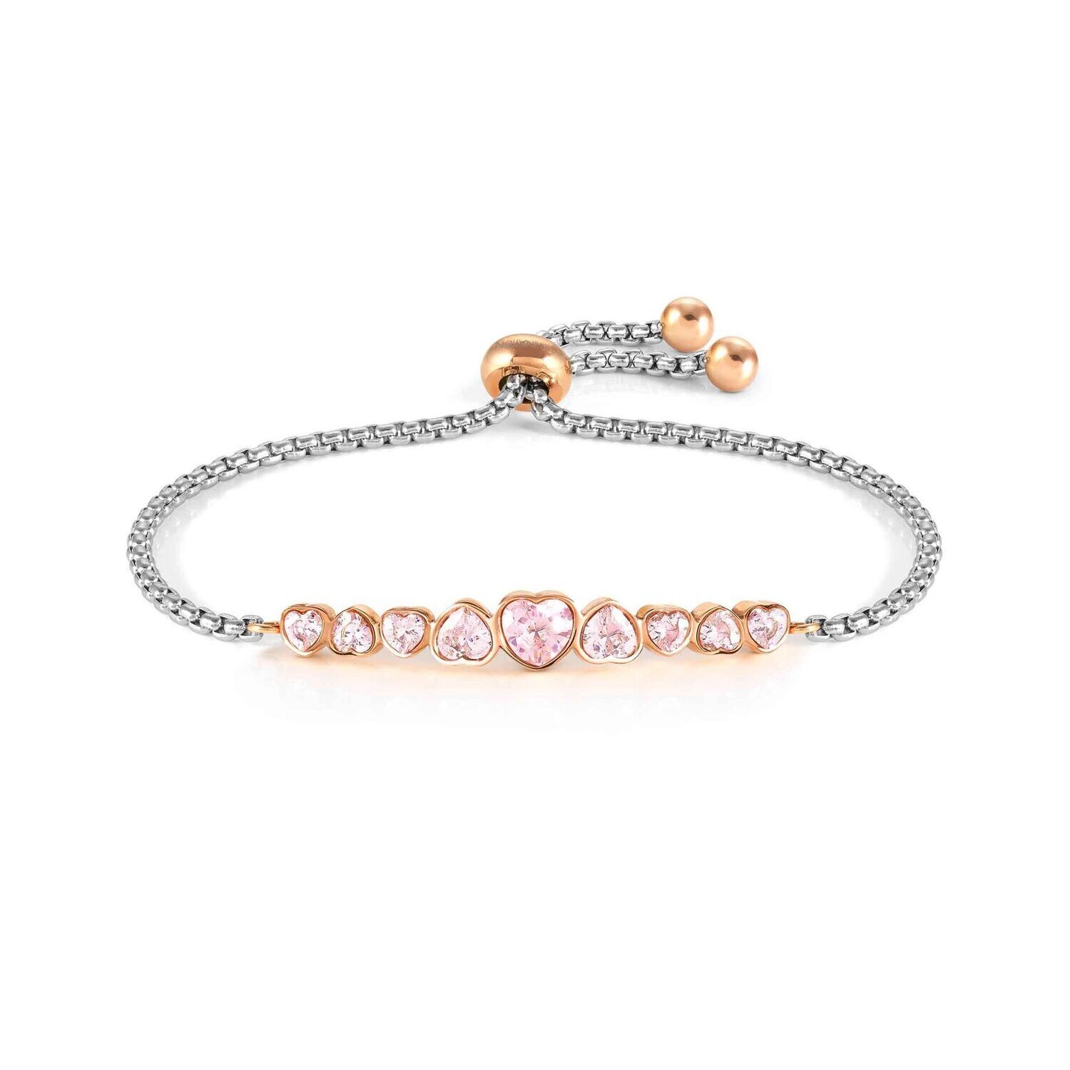 Pulsera de corazón rosa Nomination Milleluci