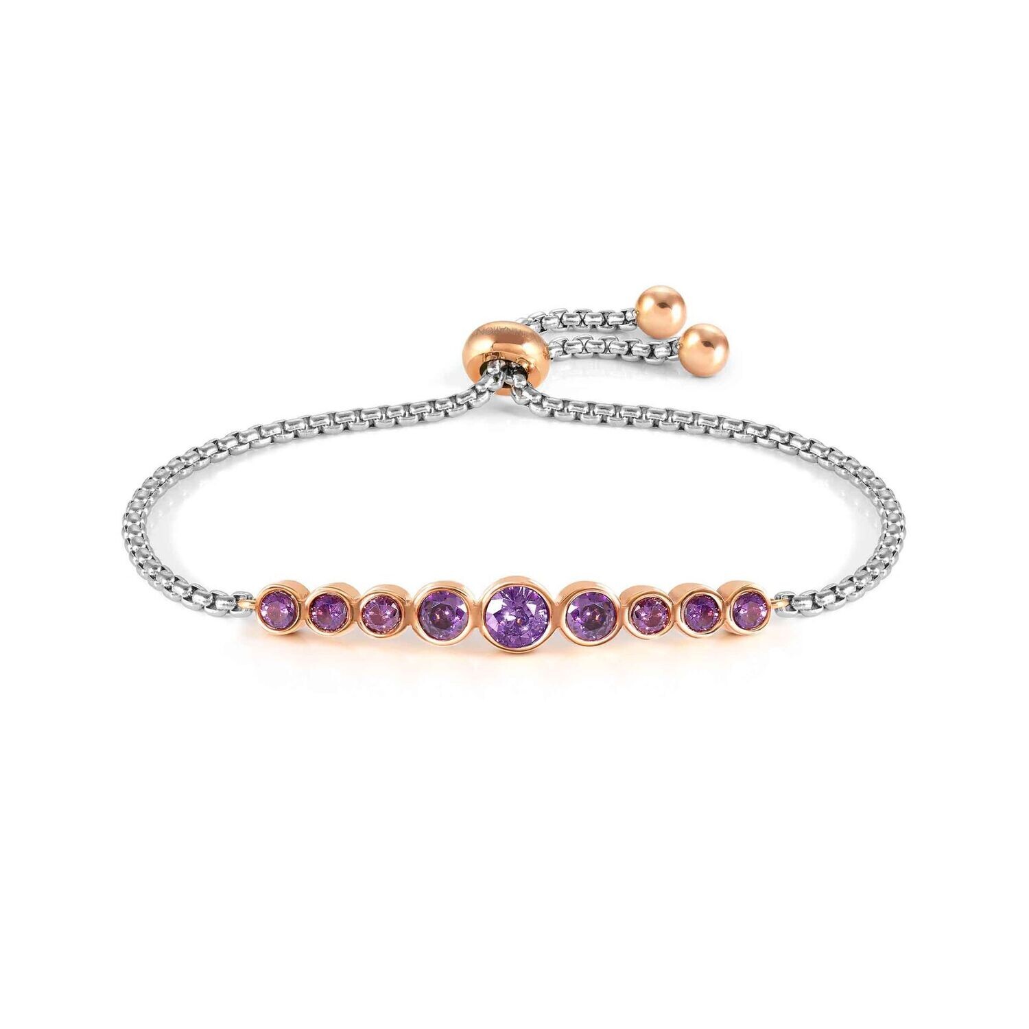 Pulsera Nomination Círculos Morados Milleluci