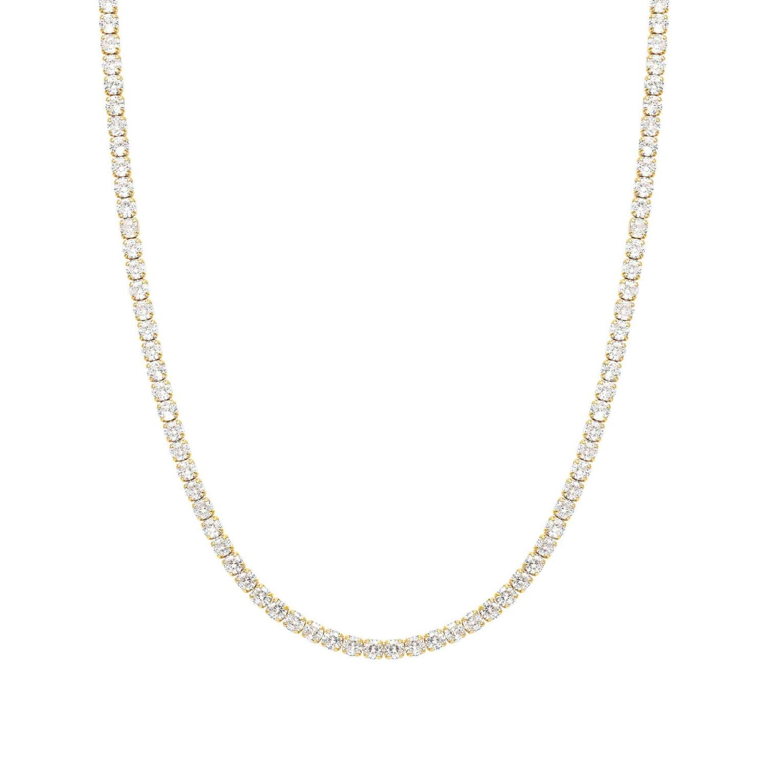 Collar Nomination Chic&Charm Mujer Plata Baño Oro y Circonitas Blancas