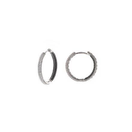 PENDIENTES AROS SALVATORE PLATA