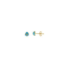 PENDIENTES SALVATORE PLATA CHAPADO DORADO