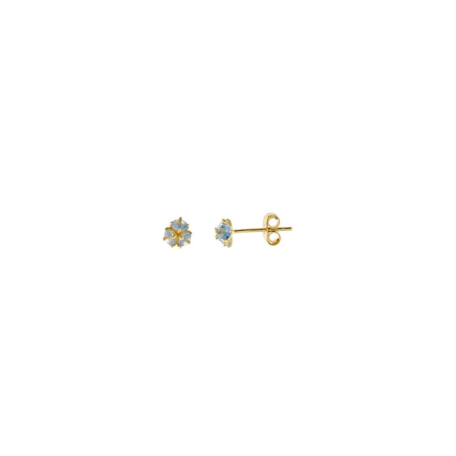 PENDIENTES SALVATORE  PLATA CHAPADO DORADO