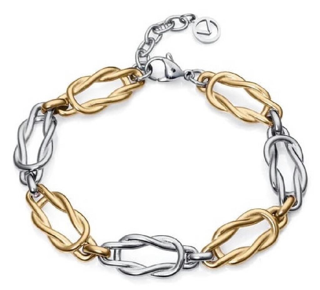 Pulsera  VICEROY Chic en acero Ip dorado nudos