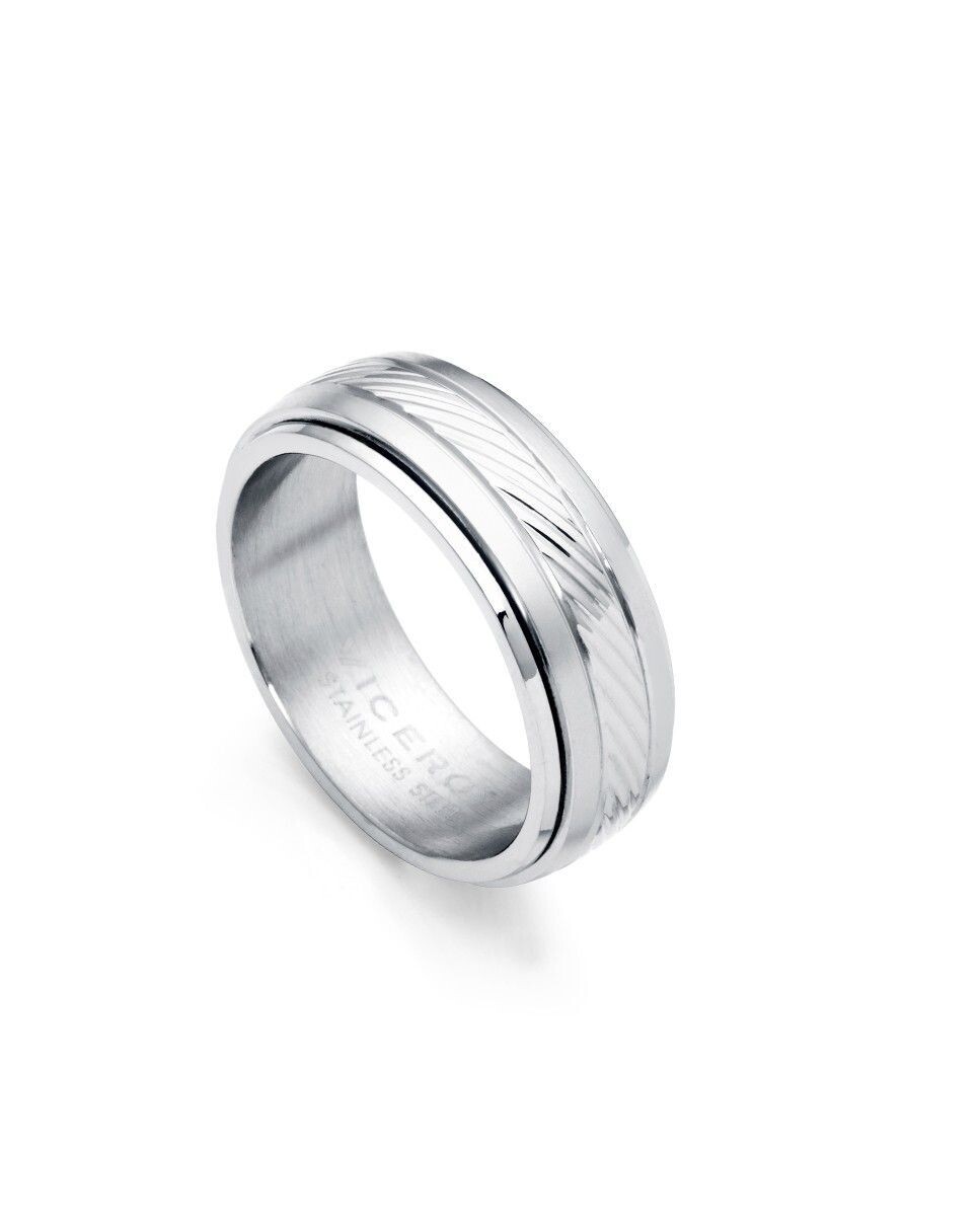 Anillo VICEROY  de Hombre Magnum Viceroy giratorio de acero