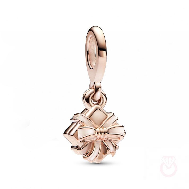 Charm PANDORA Colgante con un recubrimiento en oro rosa de 14k