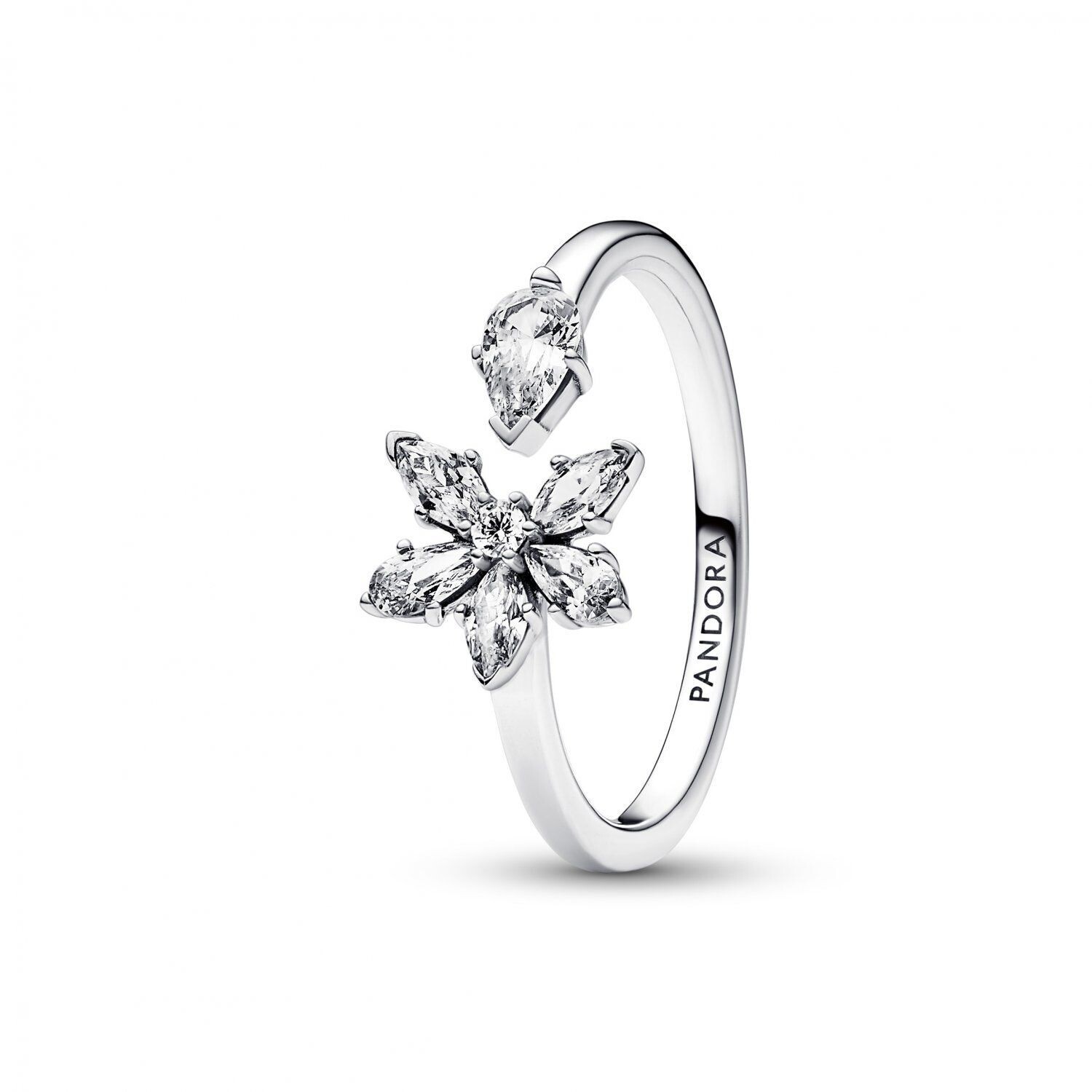 Anillo Pandora abierto Herbario Brillante