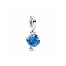 Charm  Pandora Colgante Árbol Familiar Cristal Murano Azul