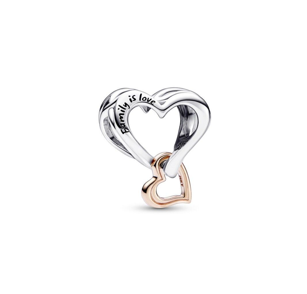 Charm Pandora Corazón Infinito en Filigrana en Dos Tonos