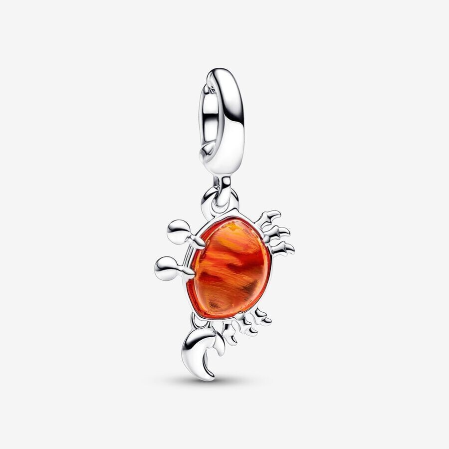 Charm  Pandora Colgante Sebastián el Cangrejo de La Sirenita de Disney​
