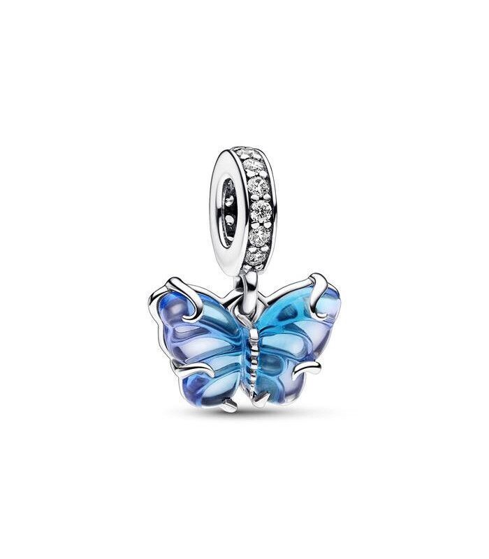 Charm Colgante de Cristal de Murano Mariposa