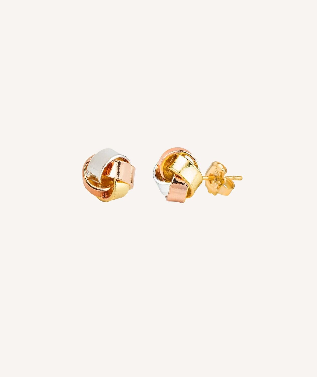 PENDIENTES  VIDAL&VIDAL NUDO TRICOLOR