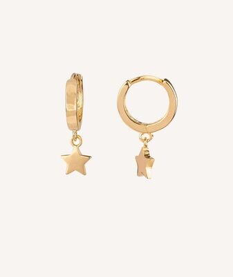 PENDIENTES  VIDAL&VIDAL ARO ARTICULADO ESTRELLA