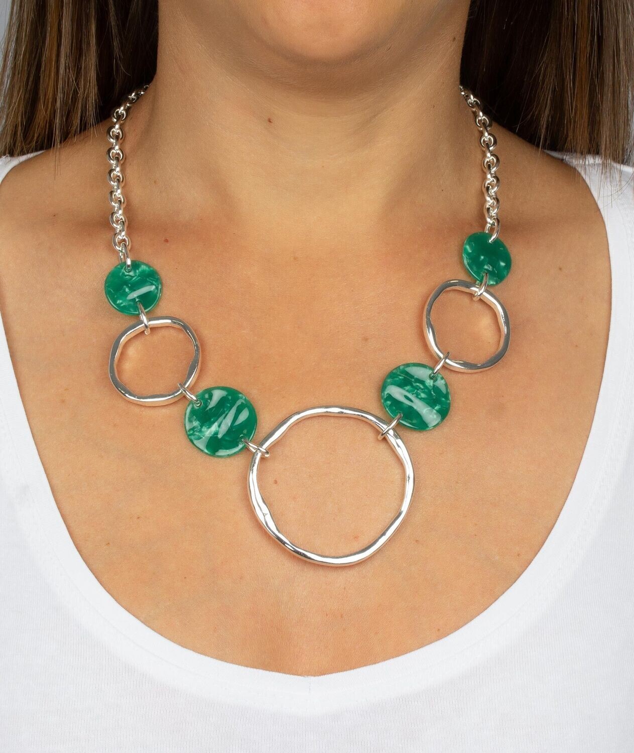 COLLAR  VIDAL&VIDAL ESLABONES CAREY VERDE