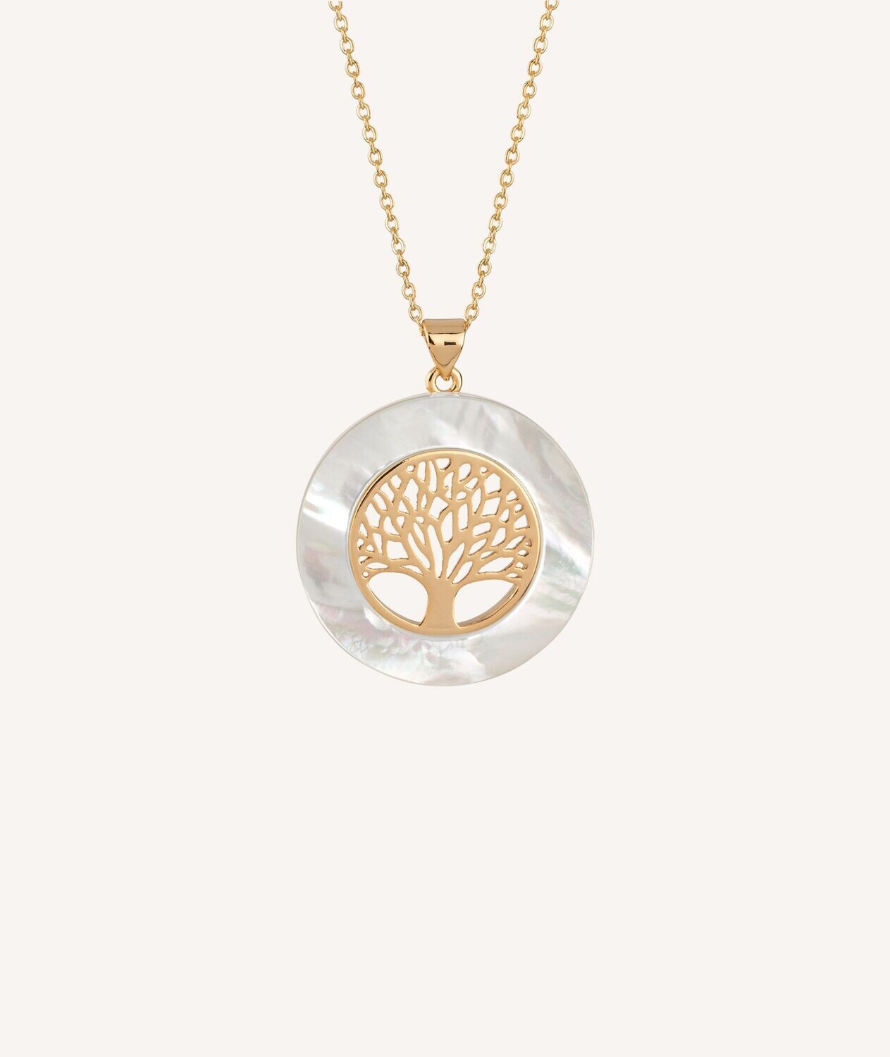 COLGANTE  VIDAL&VIDAL ÁRBOL DE LA VIDA CÍRCULO MADREPERLA