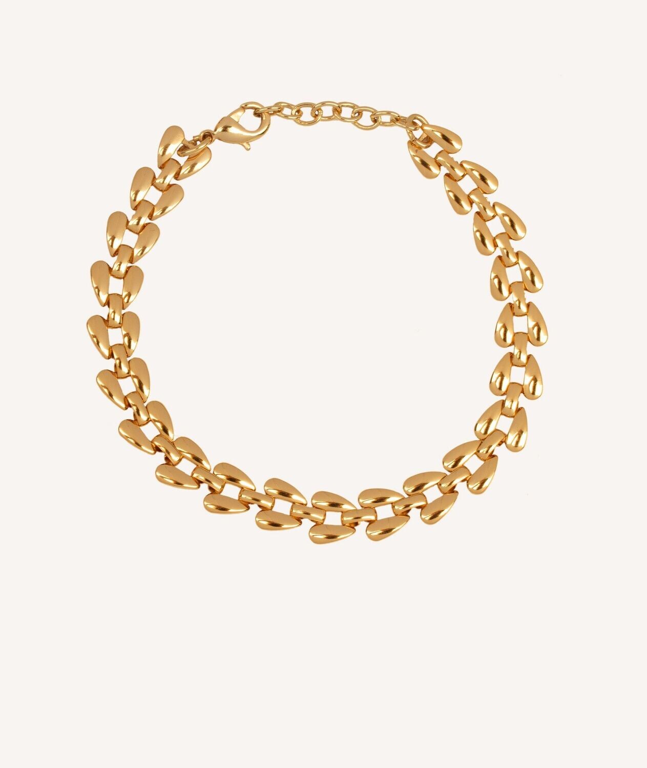 PULSERA  VIDAL&VIDAL TRIPLE LINEA ESLABONES