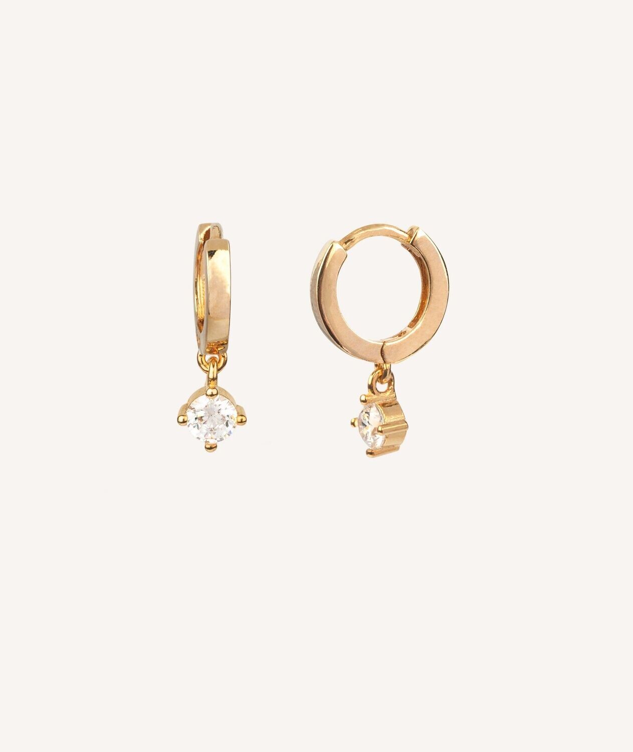 PENDIENTES  VIDAL&VIDAL ARO ARTICULADO CIRCONITA 3MM