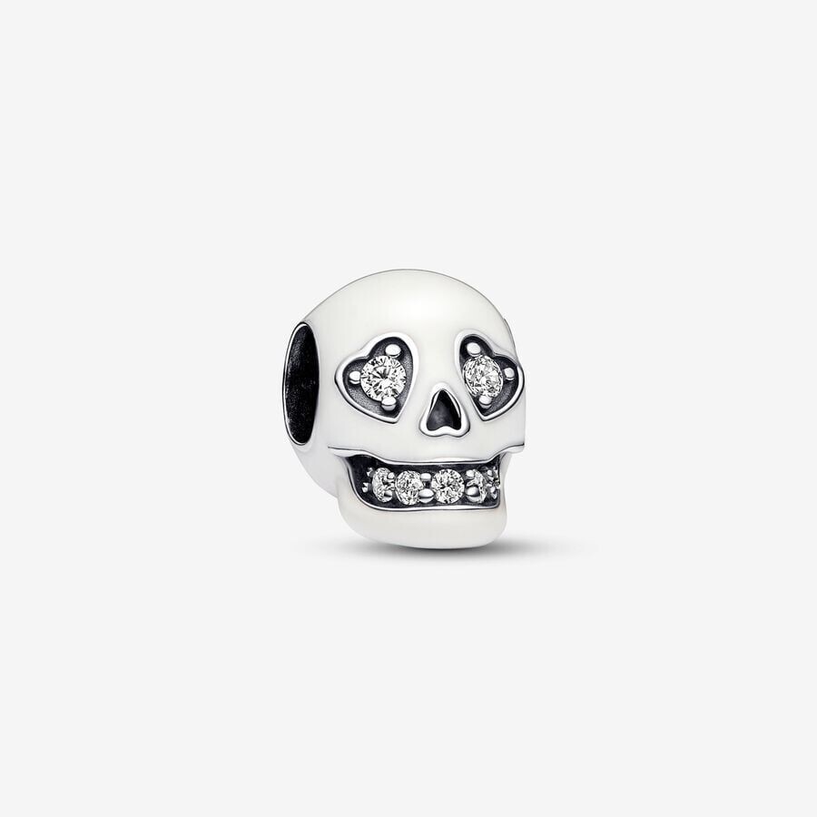 Charm PANDORA  Calavera Brillante que Brilla en la Oscuridad