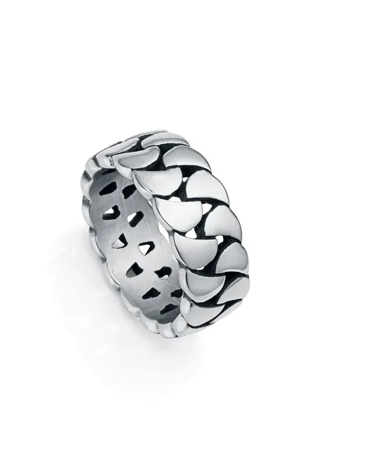 Anillo VICEROY  Beat de acero trenzado