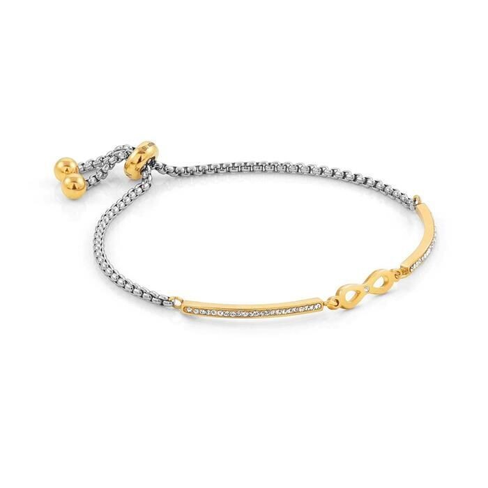 Pulsera Nomination Milleluci Mujer Acero Bicolor y Infinito