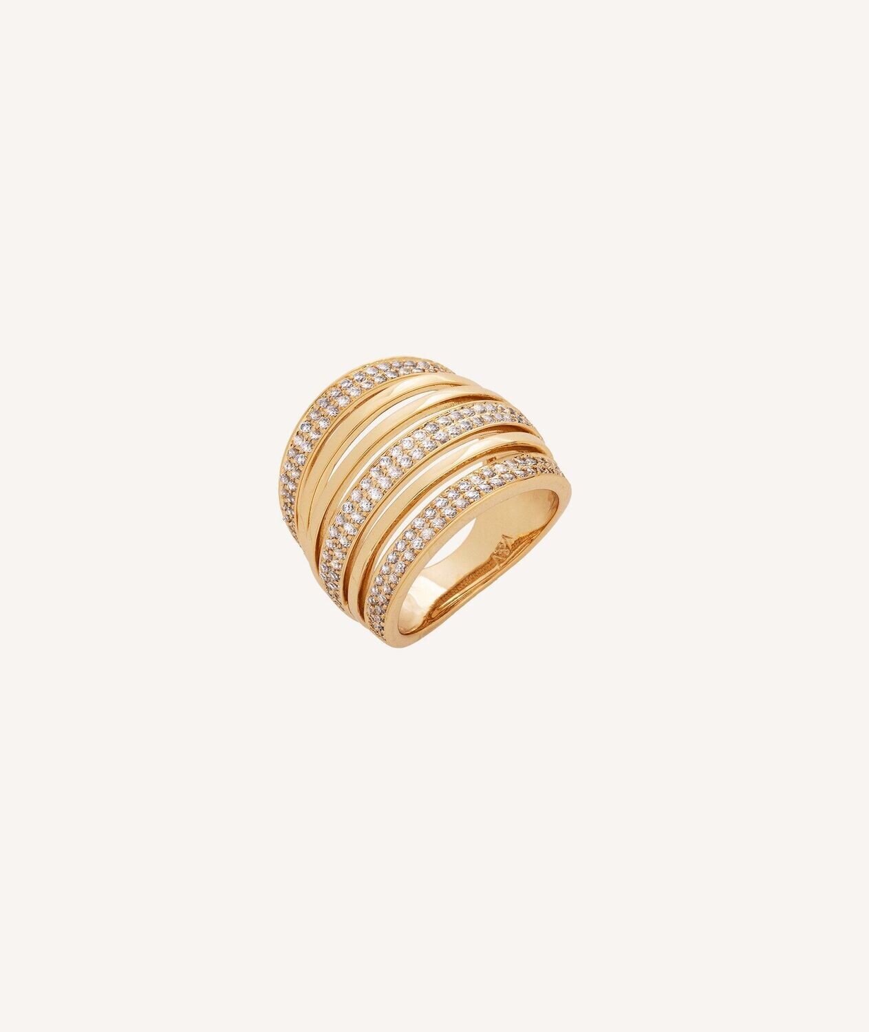ANILLO IRENE TIRAS CON CIRCONITAS