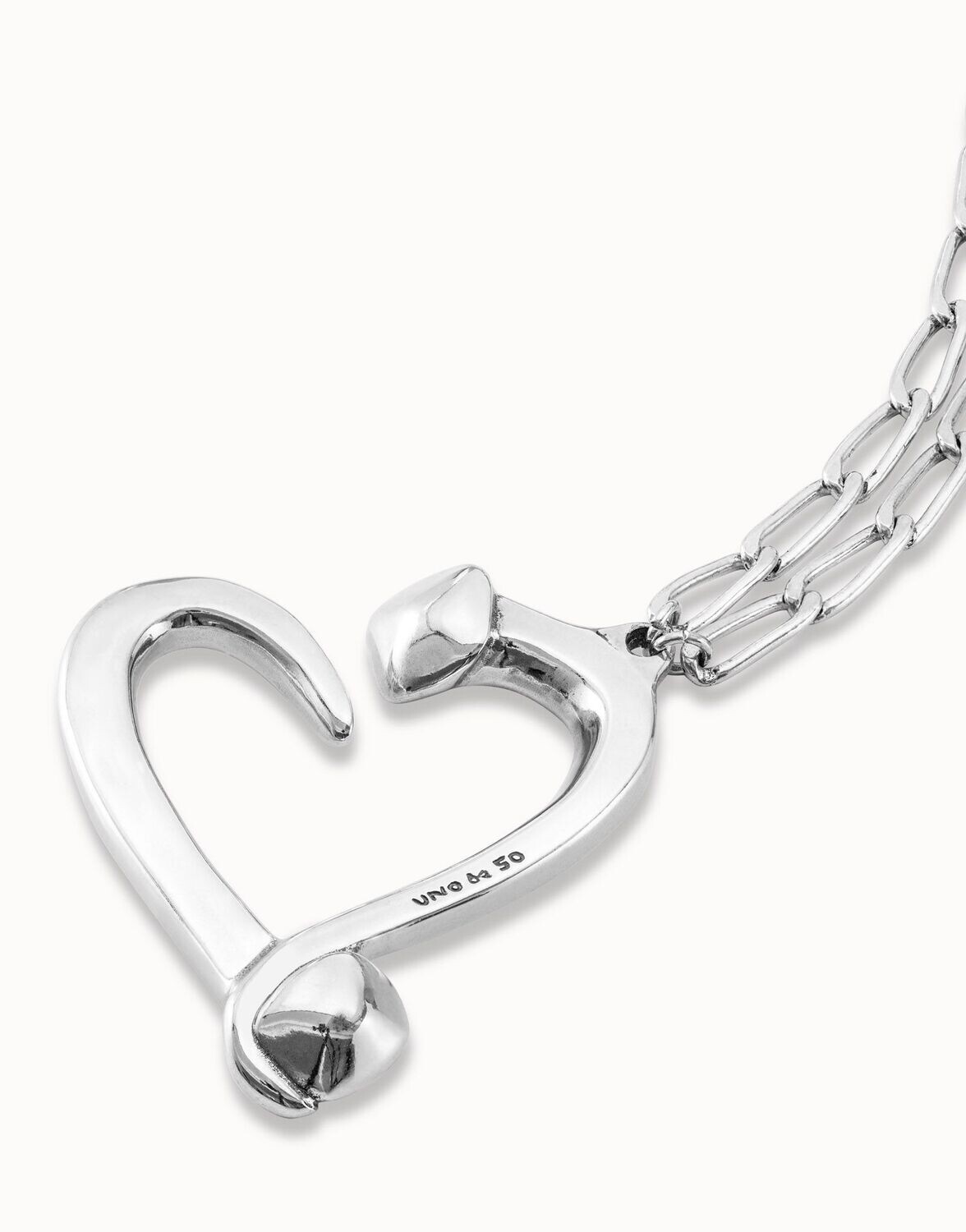 COLLAR CORAZON PLATA
