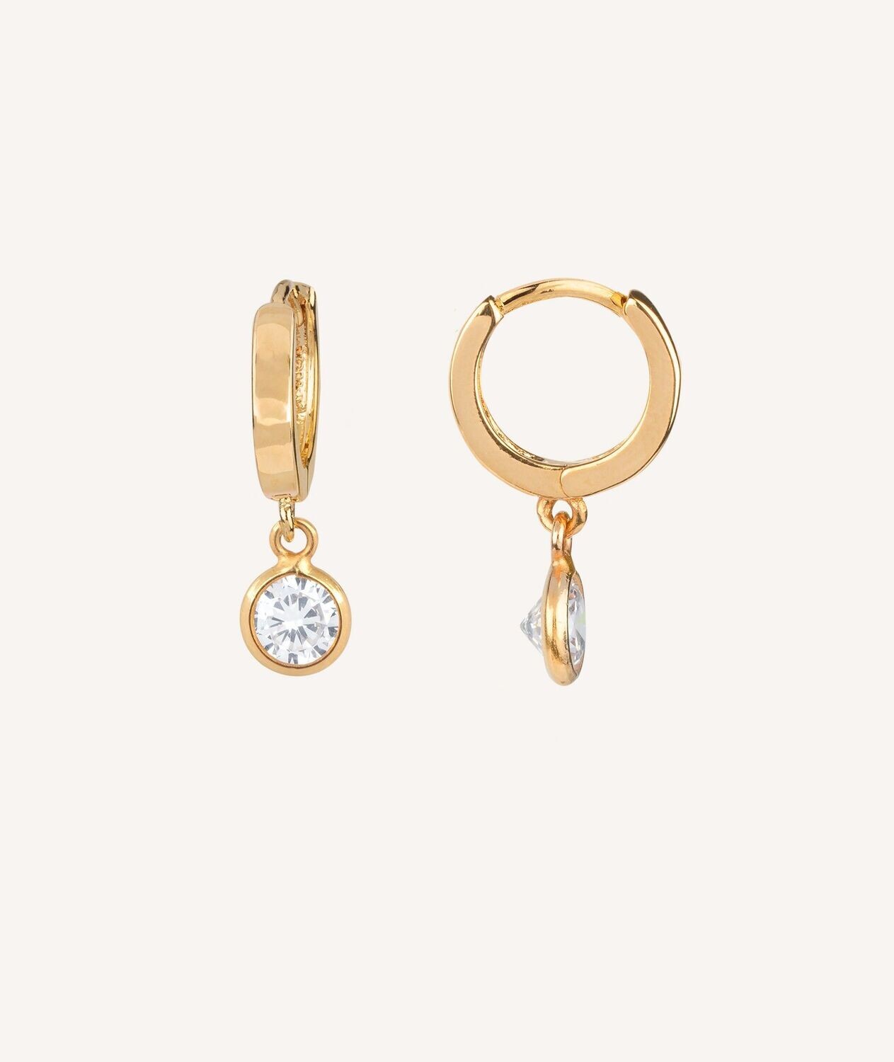 PENDIENTES ARO ARTICULADO 12X2MM CIRCONITA GRANDE