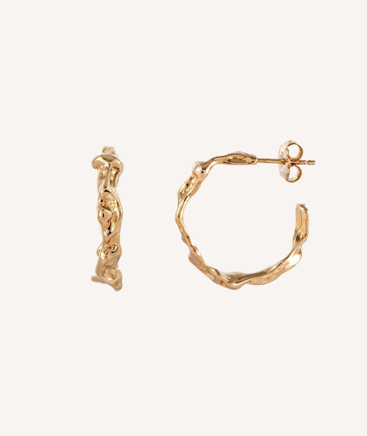 PENDIENTES ARO TEXTURA