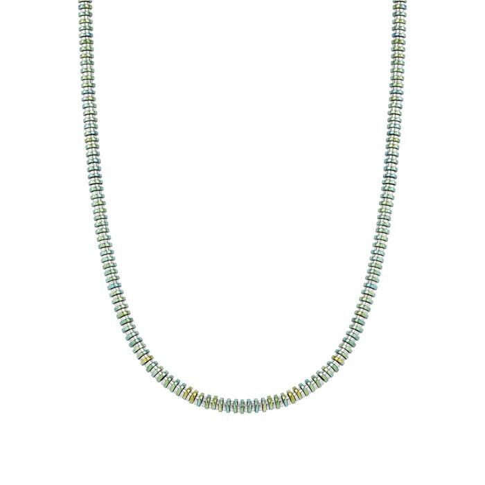 Collar Nomination B-Yond Arandelas Acero Inoxidable Verde Hombre
