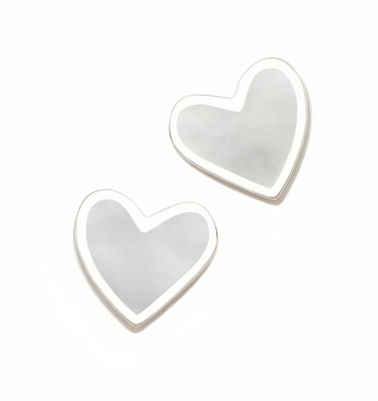 Pendientes Salvatore Plata Corazón