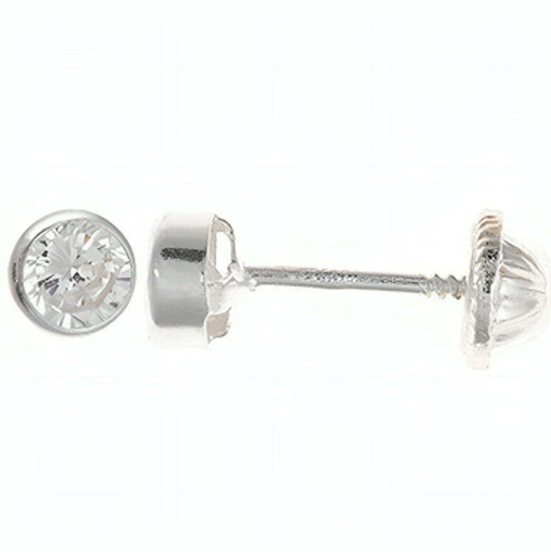 Pendientes de bebe SALVATORE PLATA