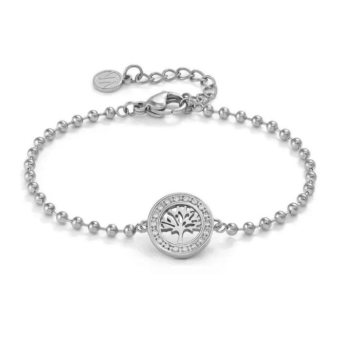 La pulsera Nomination Soffio D'amore de acero con circonitas