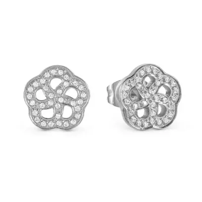 ​Pendientes de acero Nomination Soffio D'amore con circonitas Flower