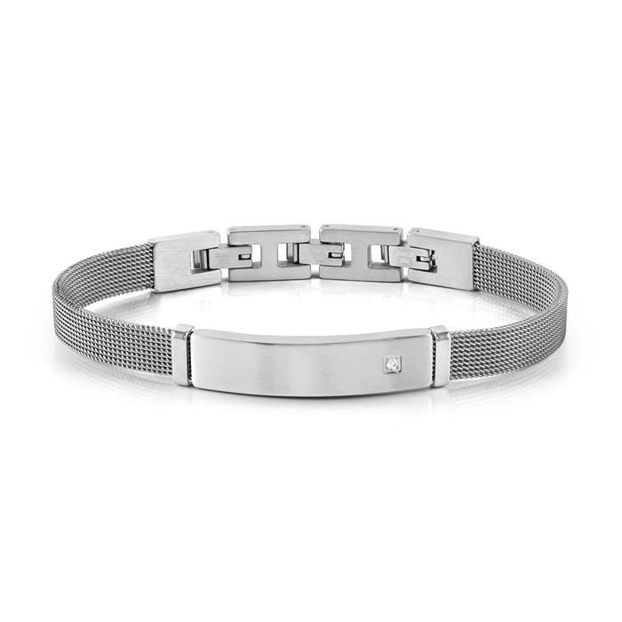 Pulsera Nomination SeaLover Acero y Circonita Blanca