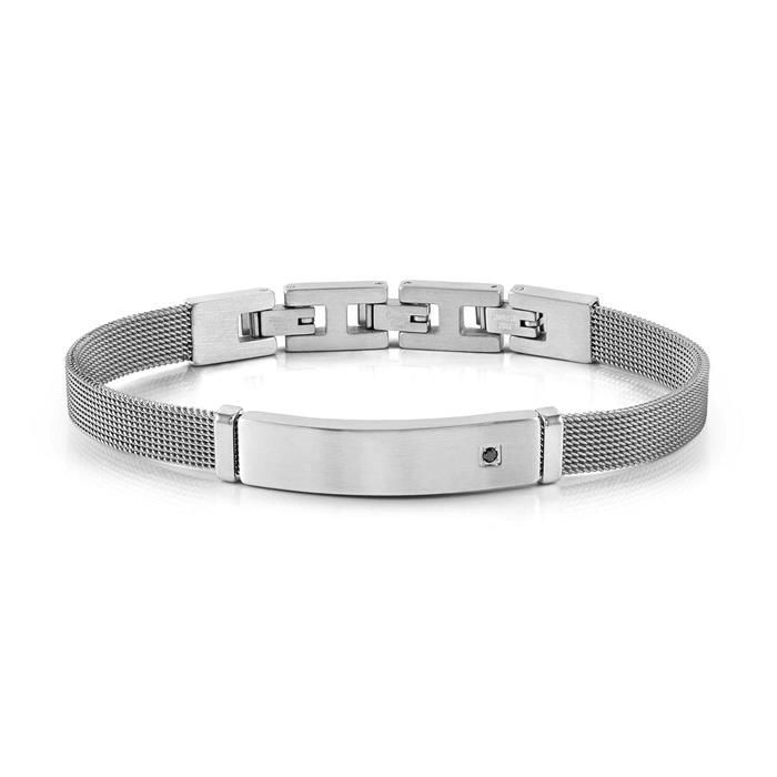 Pulsera Nomination SeaLover Acero y Circonita Negra