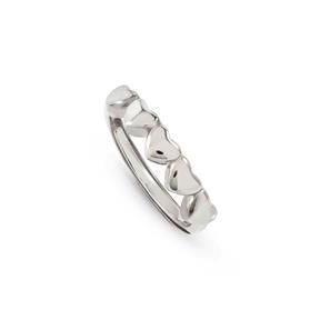 Anillo Nomination Armonica Corazones Plata