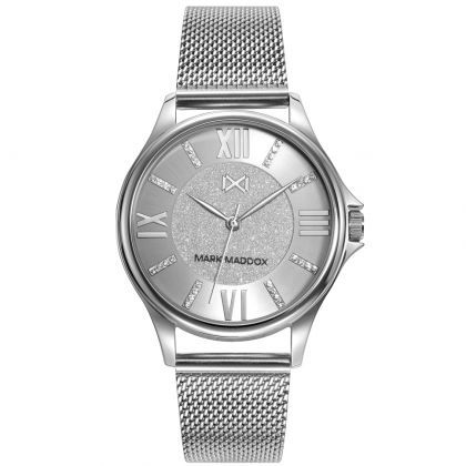 Reloj de mujer Tooting tres agujas de de acero ip dorado con malla milanesa