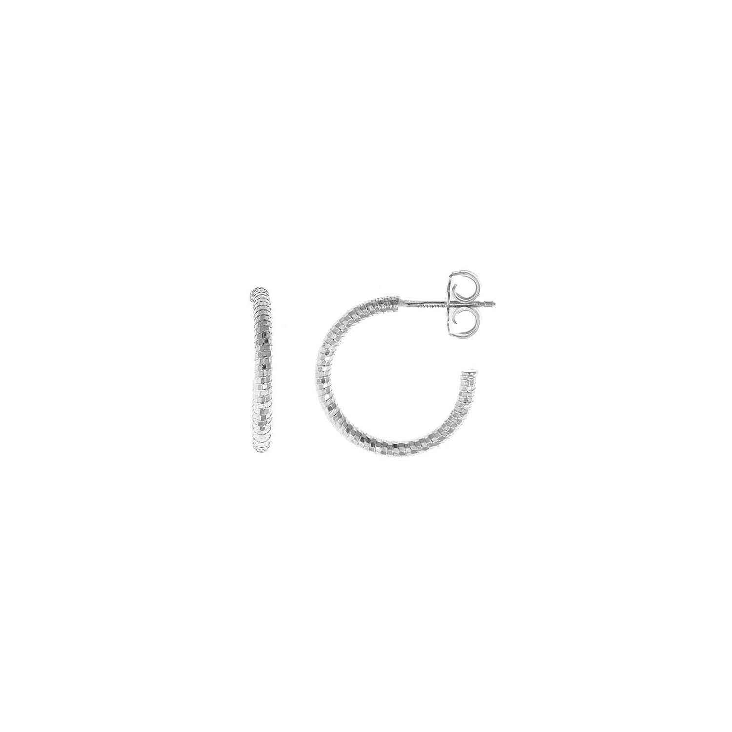 PENDIENTES PLATA RODIO ARO