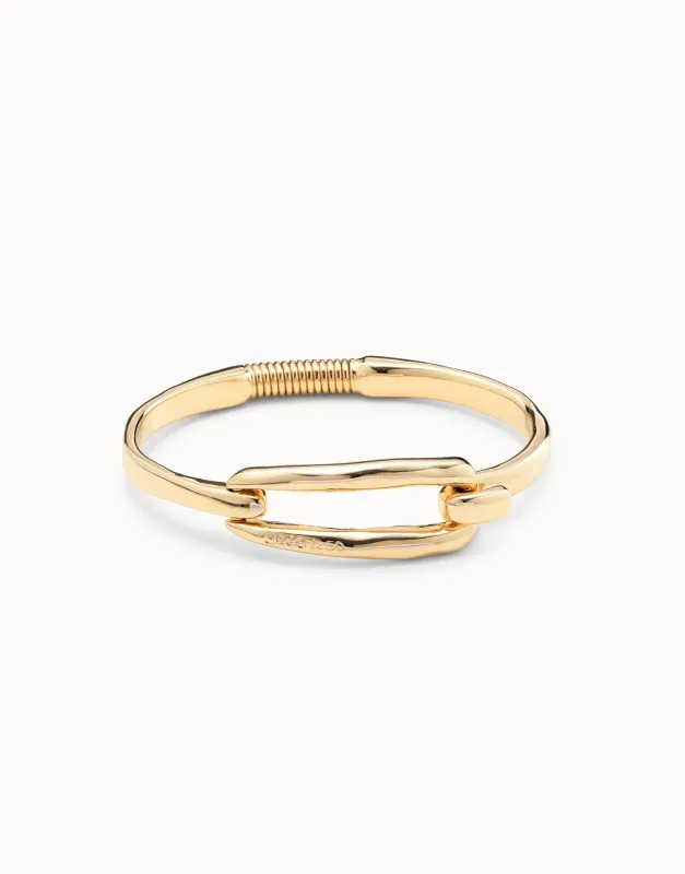 Pulsera hebilla bañada en oro de 18k