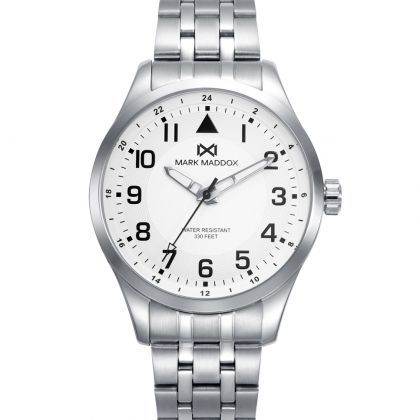Reloj caja de acero, 10 atm, brazalete de acero, movimiento cuarzo 59,00€