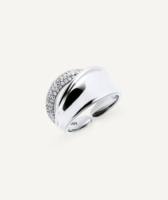 Anillo Celine con circonita