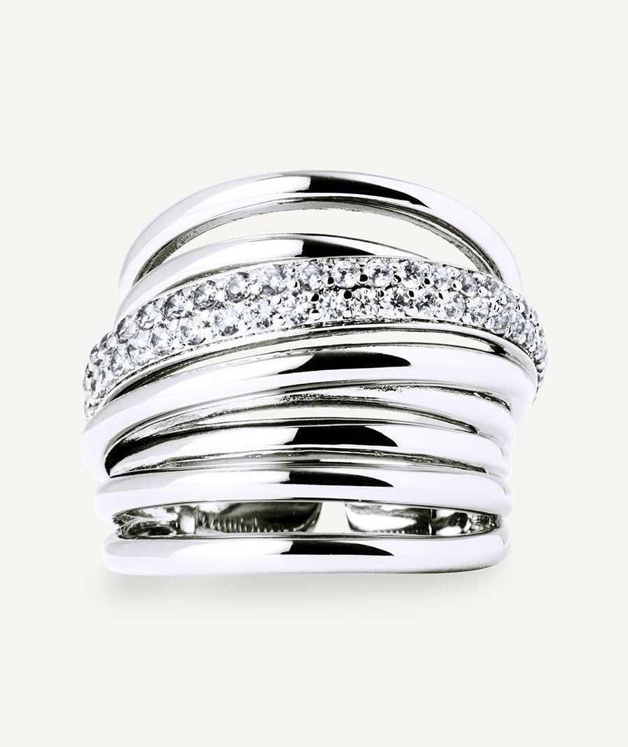 Anillo Oli con circonita